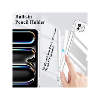 Funda iPad Pro 11 soporte pencil transparente