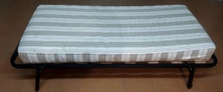 Somier plegable con colchón,medidas (170x78x16)