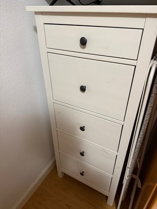 Cómoda Ikea Hemnes 5 cajones Blanca