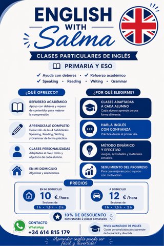 Clases particulares de inglés - Primaria y ESO