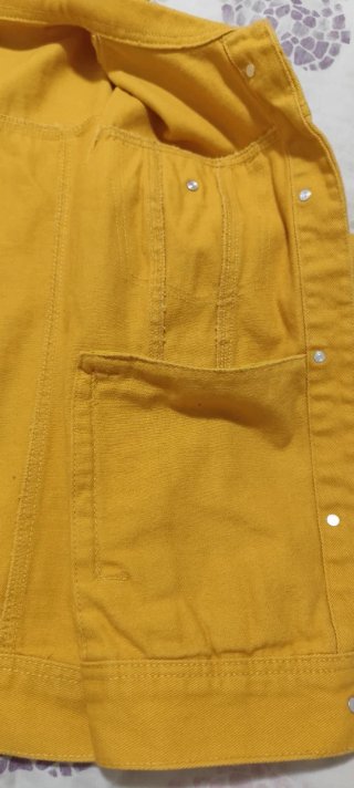 Chaqueta Vaquera Amarilla Inextenso Talla XXL