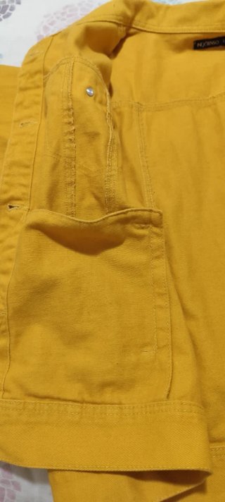 Chaqueta Vaquera Amarilla Inextenso Talla XXL