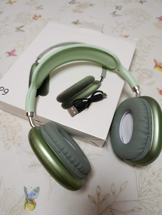 Auriculares Inalámbricos P9 Verdes sin estrenar
