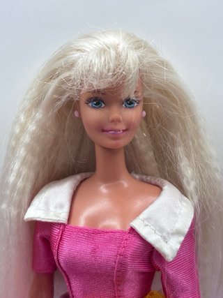 Barbie Noventera Vestido Rosa