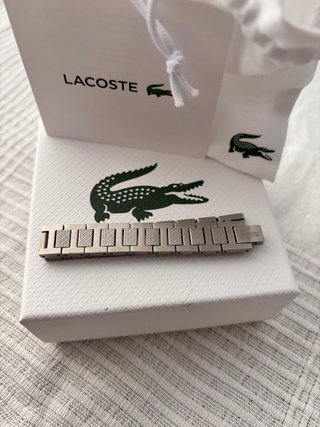 Pulsera Lacoste Plata