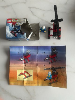 Set di 7 scatole Lego System