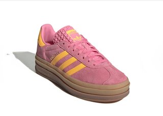 Zapatillas Adidas Gazelle Talla 37 Rosa/Amarillo