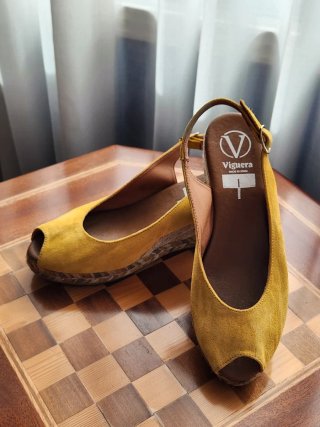 Zapatos Viguera mujer amarillos