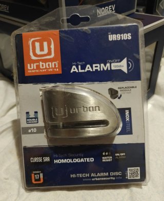 Antirrobo disco Urban Security UR910S (candado)