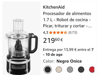 Procesador de Alimentos KitchenAid 1.7L