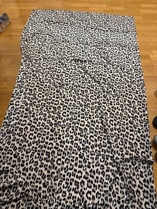 GRAN Pareo Leopardo Beige y Negro