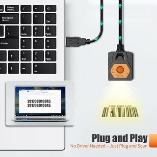 NETUM NT-480 Lettore Codice a Barre QR 2D 1D USB IP65