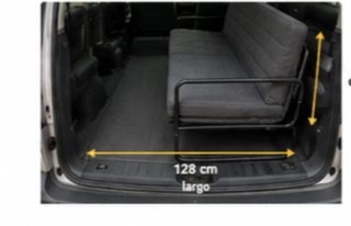 Sofá Cama Gris Plegable