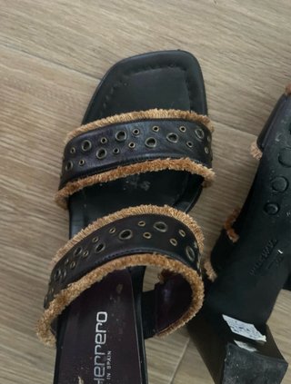 Sandalias de piel de Paco Herrero Talla 37