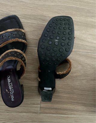 Sandalias de piel de Paco Herrero Talla 37