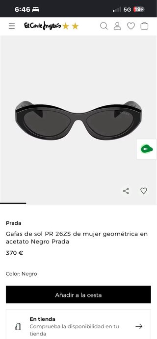 Gafas de sol Prada PR 26ZS mujer