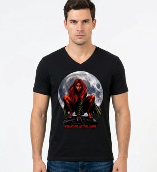 Camiseta Creature of the Dark Negra