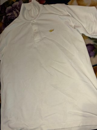 Polo Lacoste Blanco Talla XL