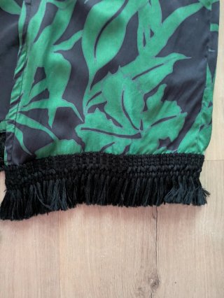 Kimono Natura Verde y Negro Talla Única
