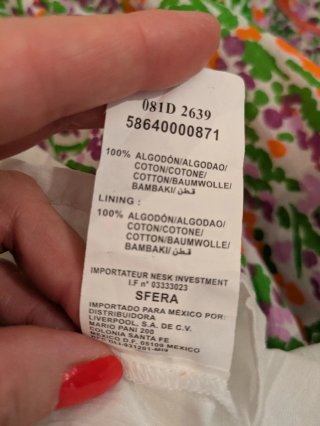 Vestido largo Sfera estampado floral