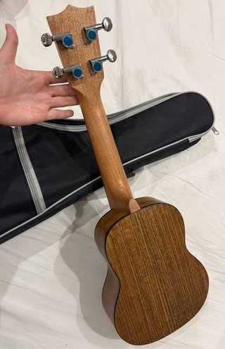 Ukelele con funda