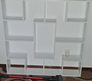 Estantería infantil blanca de madera