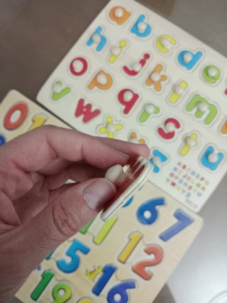 Puzzles Madera Letras y Números