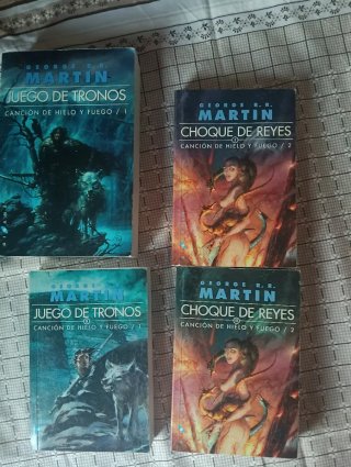 Lote Juego de tronos y choque de reyes
