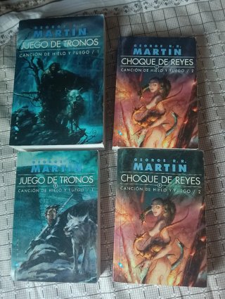 Lote Juego de tronos y choque de reyes