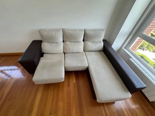 Divano chaiselongue in pelle/tessuto (Santander, Cantabria)