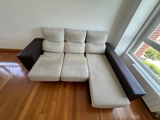 Divano chaiselongue in pelle/tessuto (Santander, Cantabria)