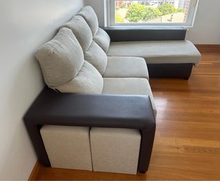 Divano chaiselongue in pelle/tessuto (Santander, Cantabria)