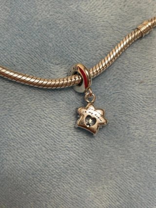 Charm Huella con Circonitas