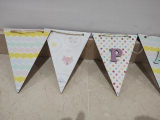 Banderola madera personalizada PAULA