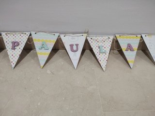 Banderola madera personalizada PAULA