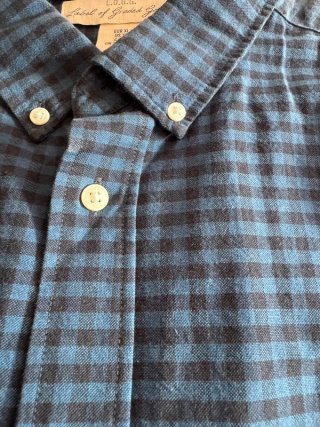 Camicia H&M a quadri blu taglia XL