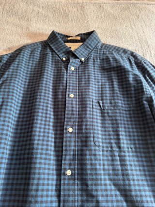 Camicia H&M a quadri blu taglia XL