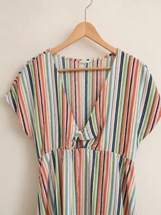 Vestido Springfield Talla S Rayas