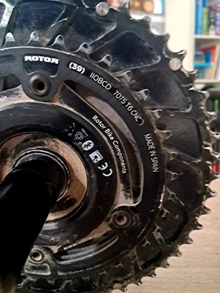 Pedalier Rotor Aldhu Plato, Bielas y Calas