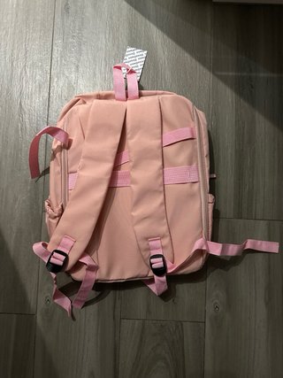 Mochila de viaje rosa tamaño cabina 40x30x20cm