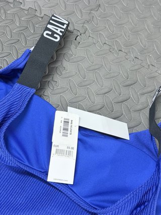 Bañador Calvin Klein Azul Mujer