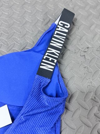 Bañador Calvin Klein Azul Mujer
