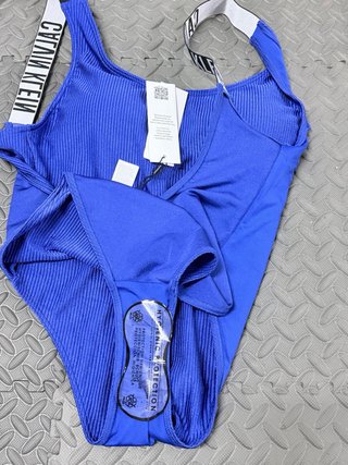 Bañador Calvin Klein Azul Mujer