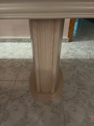 Mesa de salón extensible ovalada
