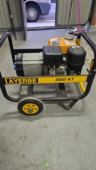 Generador gasolina Ayerbe 3800 KT 3.8 kVAV