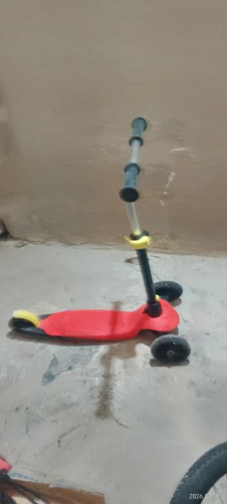 Patinete infantil 3 ruedas rojo