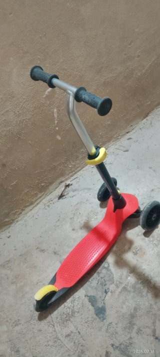 Patinete infantil 3 ruedas rojo