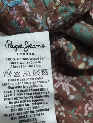 Camisa Pepe Jeans Mujer Talla S Flores