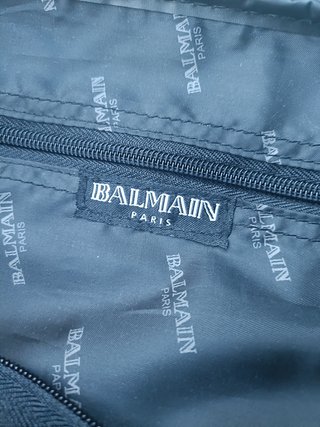 Bolso Viaje Balmain Paris Vintage Negro