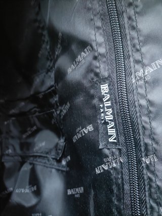 Bolso Viaje Balmain Paris Vintage Negro